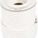 Amazon Basics 14-gauge Audio Speaker Wire Cable - 99.9% Oxygen-Free Copper, 100-foot, White