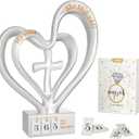 Engagement Wedding Gifts for Couples, Wedding Countdown Heart Sculpture, She Said Yes Decorations, Engagement Gifts for Bride Her, Valentines Day Gift for Her or Him