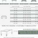 Softalker Rectangle Tablecloth, Waterproof & Stain Resistant Square Table Cloths Wrinkle Free Fabric Washable 210GSM Polyester Table Cover for Spring/Party/Outdoor - 54 x 54 inch,Lavender