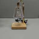 Marycele Candle Warmer Lamp with Timer & Dimmer - Valentines Day Gifts for Women Her Mom, Aesthetic Valentines Decor, Adjustable Height Wax Melter for Large Jar & 3-Wick Candles (2 Bulbs Included)