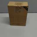 Vine Creations White Glass Soap Dispenser, 2 Pack Kitchen Soap Dispenser Set with Stainless Steel Pump, 16 oz Dish Soap and Hand Soap Dispensers for Bathroom with Waterproof Labels (Matte White Bottle / Matte Black Pump)