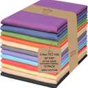 Urban Villa Kitchen Towels 100% Cotton Dish Towels for Kitchen(Set of 12)20x30 Dish Cloths Highly Absorbent Kitchen Linen Set with Hanging Loop Perfect for Drying Dishes Cleaning Hand Towels Multi