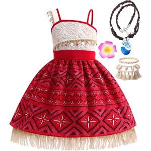 Princess Costume for Girls,Princess Dress for Kids with Accessories,Halloween Costume for Girls Kids Dress Up (4-5 Years)