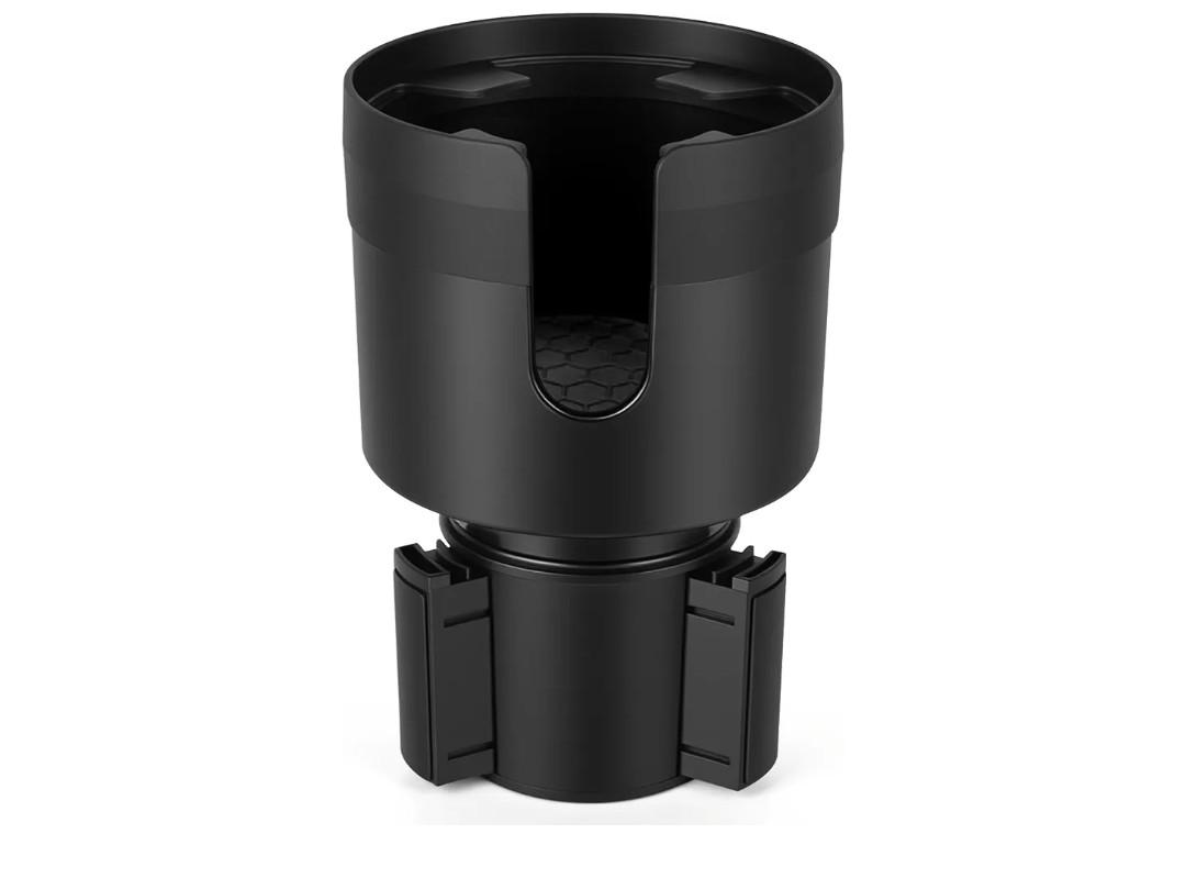 Car Cup Holder Expander, Large Cup Holder Extender for Car
Water bottle Holder Adapter with Adjustable Base Fits Yeti, Hydro Flask 24/32oz, Big Water Bottles in 3"-3.9", Black