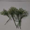 Dolicer 23 Pcs Babys Breath Artificial Flowers Eucalyptus Leaves Bouquet, White Fake Baby Breath Flowers and Eucalyptus Bulk, Real Touch Gypsophila Bouquet for Wedding Party Arrangement Home Decor (15 Pcs+8 Pcs Eucalyptus Stems)