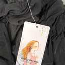 PRETTYGARDEN Women's Fall Off The Shoulder Maxi Dress Spring Long Sleeve Ruched Fitted Bodycon Club Dresses with Slit (S, Black)