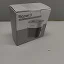 Boperzi Dustproof Cover Toothbrush Holder Wall Mounted Automatic Dispenser for Shower Bathroom Set with 2 Toothpaste Squeezers(No Electric, No Light) (Black)