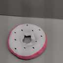 ANWA Adjustable Cat Cone Collar Soft, Cute Cat Donut Collar After Surgery, Kitten Recovery Cones to Stop Licking (Small, Dragonfruit)