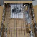 Honey-Can-Do Cabinet Organizer with Adjustable Shelf and Pull-Out Basket SHF-09254 Chrome Large