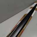 Hushee 4 Pack 36 Inches Metal Door Sweep Double Rubber Aluminum,Black