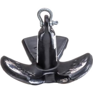 Seachoice River Anchor, Black Vinyl Coated Cast Iron, 20 Lbs.