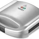 Cuisinart Sandwich Grill, Silver, WM-SW2N1NAS