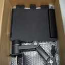 Klearlook Upgraded Adjustable Keyboard Tray for Above Desk & Under Desk Use - Ergonomic Sit-Stand Keyboard Riser with 360° Rotation, 24.4"×10" Keyboard Stand with Wrist Rest & Storage Drawer - Black