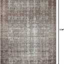 Loloi Amber Lewis Georgie Collection GER-10 Moss/Bark 7'-6" x 9'-6", .19" Pile Height, Area Rug