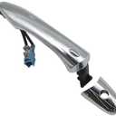 806401BA0A Chrome Exterior Door Handle Front Driver Left Side Compatible with 2008-2020 EX35 EX37 FX35 FX37 FX50 JX35 M35h M37 M56 QX50 QX56 QX60 QX70 QX80 with Keyhole 806401LA0A