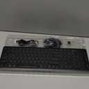 Wireless Keyboard and Mouse Combo, RGB Backlit, Rechargeable & Light Up Letters, Full-Size, Soft Typing, Sleep Mode, 2.4GHz Quiet Keyboard Set for Mac, Windows, Laptop, PC, Trueque KM42Pro (Black)