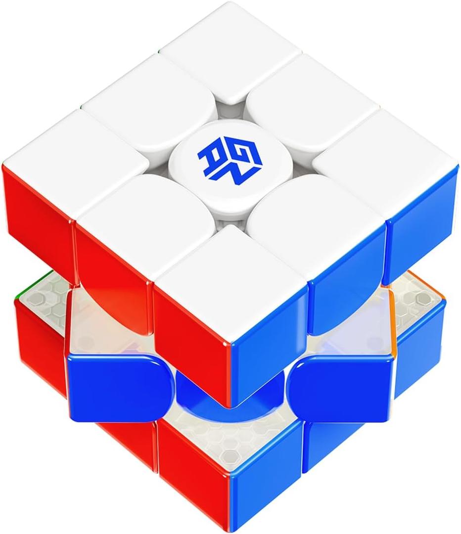 GAN 16 Maglev Max Speed Cube 3x3 Magnetic, Power Stability Handfeel Max Professional Speedcube, Brain Teaser Puzzle Fidget Toy for Kids Adults, 2025 Pinnacle Flagship UV Version GAN16, 56mm