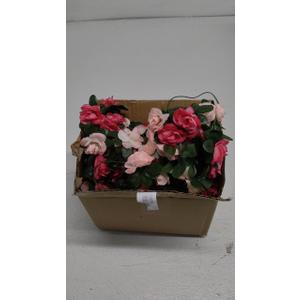 4 Pcs Artificial Rose Flower Floral Vine Hanging Garland Wedding Decor 4 Pcs Artificial Rose Flower Floral Vine Hanging Garland Wedding Decor