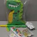 Hanaive 141 Pcs Dinosaur Piata for Birthday Party, Dino Piata Set with Blindfold and Baton, 16 x 12 x 3 Inch, Kids Dinosaur Themed Party Favors for Boys and Girls(Lovely Style)