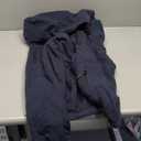 ReFire Gear - Chamarra de velln con capucha para hombre - Clida chaqueta militar, tctica y deportiva (Azul marino oscuro) XXL