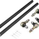 NICECNC Steering Tie Rod Shaft 15.16inch Upgraded Aluminum Compatible with Yamaha Raptor 700 YFM700 2013 2015 2016 2017 2018-2024, YFZ450 2008 2009 2012 2013, YFZ450X 2010 2011, See Fitments