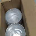 RTRHINOTUNING 4PCS 4.41inch Push Through Center Caps Chrome for Trailers Trucks SUV RV Wheel Rims