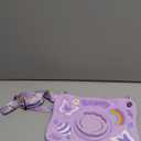 for Samsung Galaxy Tab A9 Plus Case Kids Girls Galaxy Tab Case with Screen Protector Kickstand Shoulder Strap Butterfly Shockproof Cover for Samsung A9 Plus Tablet Cover 11 inch 2023 (Purple)