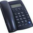 Ornin Y043 Corded Landline Telephone for Home, Caller ID/Call Waiting, Easy-to-Use, Speaker, Display, Desk Phone Only (Black)