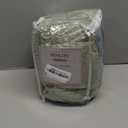 WINLIFE 100% Cotton Quilted Pillow Sham Floral Printed Pillow Cover King Size, Set of 2, Green