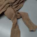 Knitted Cable Wrap Shawl with Sleeves, Multifunctional Scarf