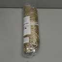 Juvale 10 Pack Gold Vinyl Placemats - 14.4" x 14.4" Round Table Mats and Plate Chargers with Leaf Design for Elegant Table Decor and Protection - Stylish Charger Plates for Events and Wedding Parties