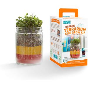 Back to the Roots Terrarium Grow Kit - Easy-to-Use DIY Set for All Ages Small Back to the Roots Terrarium Grow Kit - Easy-to-Use DIY Set for All Ages Small