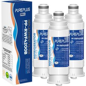 PUREPLUS DA97-17376B NSF 53&42 Certified Water Filter Replacement for Samsung HAF-QIN/EXP, DA97-08006C, RF28R7351SG, RF28R7201SR, RF28T5001SR, RF24R7201SR, RS27T5200SR, Refrigerator Water Filter