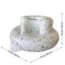 Inflatable Baby Seat and Floor Chair, Sit Me Up for Infants 648 Months, Infant Support Seat, Color Your Own Animal,Print Inflatable Chair
