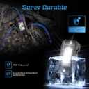 LED Rock Lights White 16 pods for Car Truck SUV Offroad Boat Trail Rig Lamp Super Bright Pure White Waterproof LED Underglow Light for ATV UTV