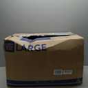 Area Rug 9x12 Washable Rug Living Room Rugs Soft Indoor Floor Carpet Modern Bordered Irregular Mat Scalloped Throw Rugs Non-Slip Low-Pile Abstract Mat for Dining Room Office Nursery Dorm Cream