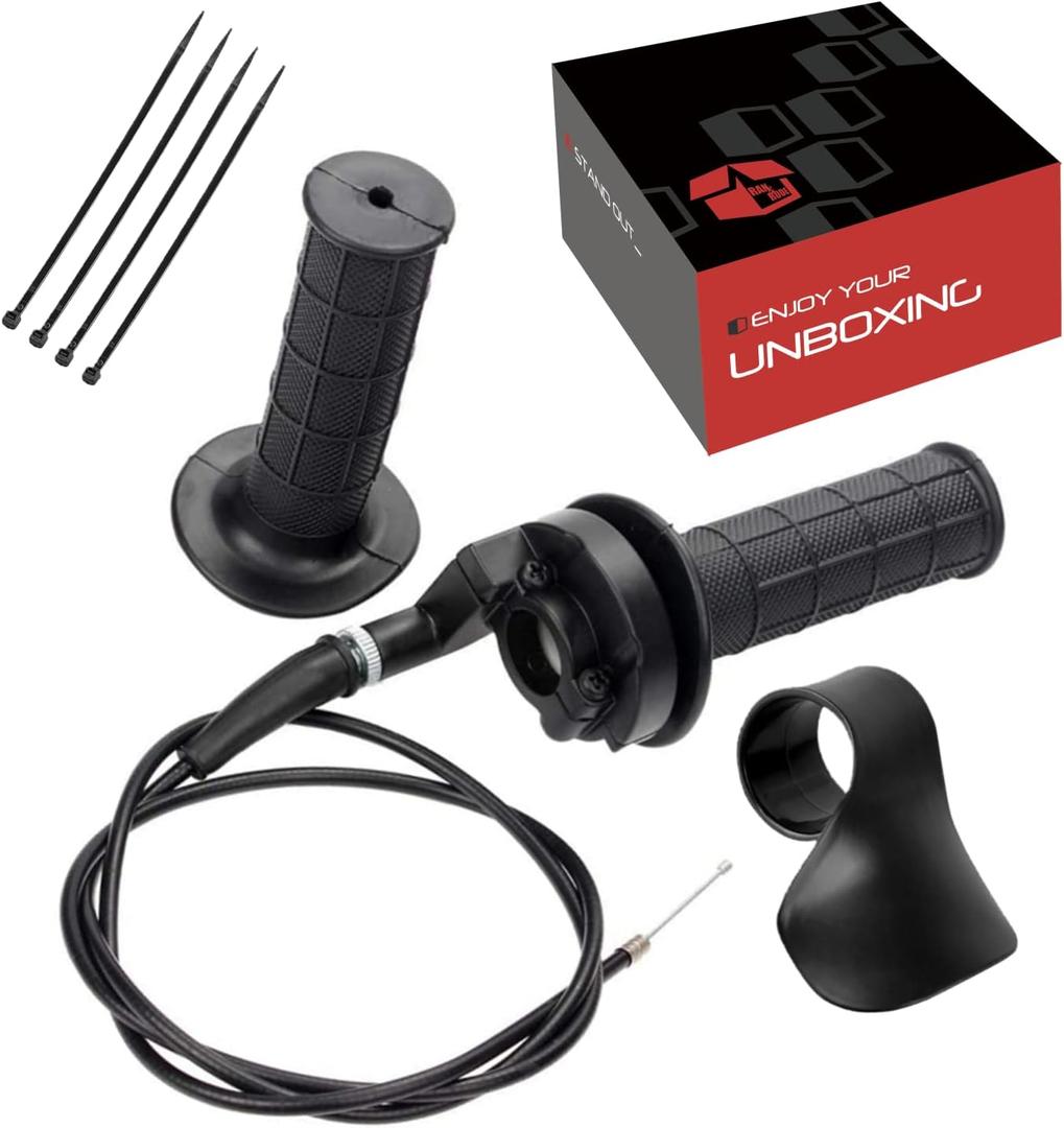 Mini Bike Throttle Assembly Throttle Cable for Coleman 200cc CT200U MB200 CT200U-EX BT200X Baja Warrior Parts Twist Throttle Motorcycle Cruise Control