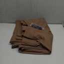 Dutch Cocoa 90 Inch Linen Curtains Pinch Pleated Living Room Bedroom Dining Boho Brown Light Filtering Pinch Pleat Drapes Hooks Rings Back Tab Semi Sheer Dark Brown Window Curtains 2 Panels