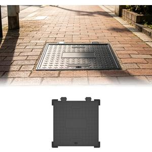 24x24in Square Cast Iron Manhole Cover and Frame
