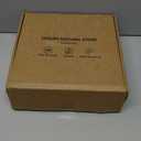 Travertine Bowl,Decorative Bowl Modern Key Bowl for Entryway Table, Pedestal Bowls for Dining Table Center,Living Room, Kitchen Decor Modern Home Decor Marble Bowls (7.8 Inch) (yellow)