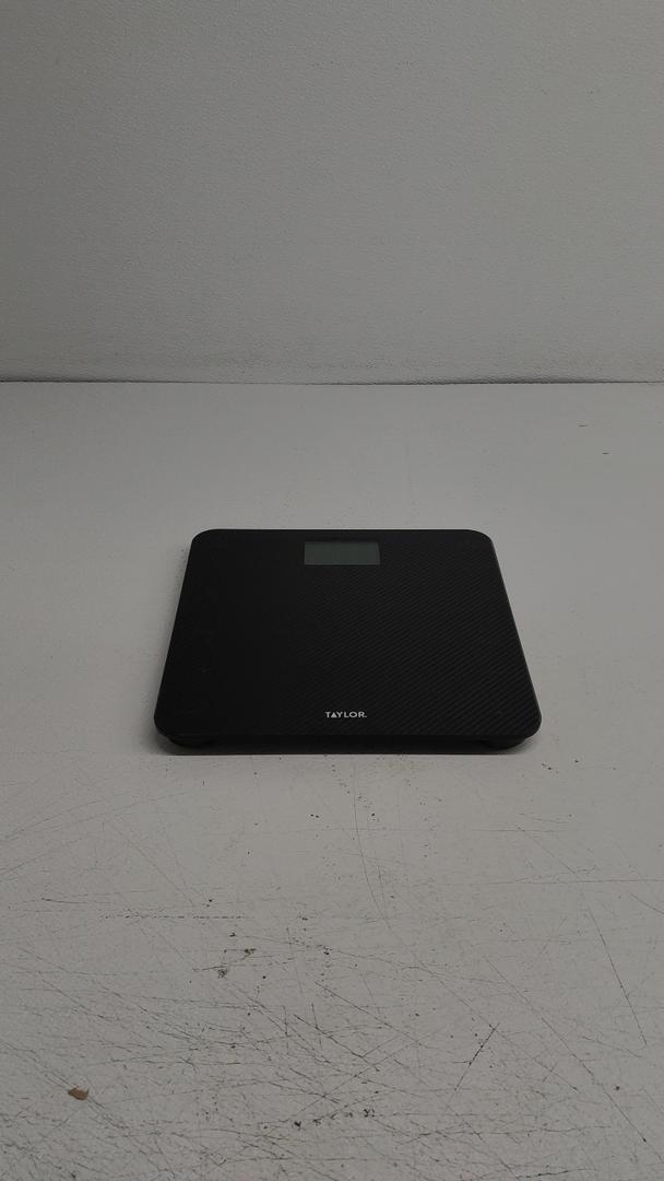 Taylor Digital Glass Bathroom Scale with Black Finish