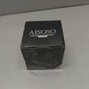 AISOSO Shower Head, 5 Modes High Pressure Shower Heads for Relaxed Shower Experience, 4.1 Inch Bathroom Fixed Showerhead Even at Low Water Pressure for Powerful Spray, Chrome (Bright Silver)