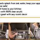 Source One USA Made Deluxe Acrylic Splash Guard 24 x 18 Inch Commercial Duty