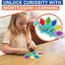 2 x Dinosaur Sensory Toys for Toddlers 3-5 Travel Toys Color Sorting Matching Activities Preschool Toddler Car Activities Quiet Calm Down Sensory Toy Gift Ready Fine Motor Toy for Toddlers Ages 3 4 5