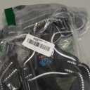 PHOEPET No Pull Dog Harness Medium Reflective Front Clip Vest with Handle,Adjustable 2 Metal Rings 3 Buckles,[Easy to Put on & Take Off](M, black)