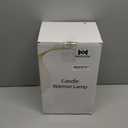 Candle Warmer Lamp with Timer and Dimmer,Flameless Electric Wax Melt Warmer for Jar Candles With 2 Bulbs,House Warming Gifts,Mother's Day/Birthday/Christmas Gifts For Mom/Wife,Home Decor Lamp (Clear globe)