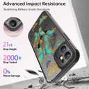 LUHOURI for iPhone 12 Mini Case Cute - Wireless Charing Compatible,Trendy Floral Design for Women Girls,Military-Grade Shockproof Not-Slip Matte Phone Cover, Elegant Butterflies