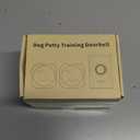 JeaTone Dog Door Bell, Dog Bells to Go Outside, Smart Wireless Potty Training Button for Dogs, Training Dog to Ring The Bell, 2 Pack Button White