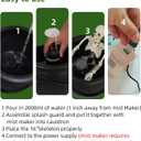 Witch Cauldron with Mist Maker Poseable Skeleton & Splash Guard - Halloween Decorations Indoor - Spooky Hocus Pocus Party Decor for Home, Table, Mantel (Halloween Cauldron)