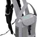 Yxmeiguo Lightweight Portable Oxygen Concentrator Backpack for G3 Unit, Breathable & Comfortable POC Carrying Bag with Mesh Panels, Water Resistant Oxygen Backpack (GRAY)
